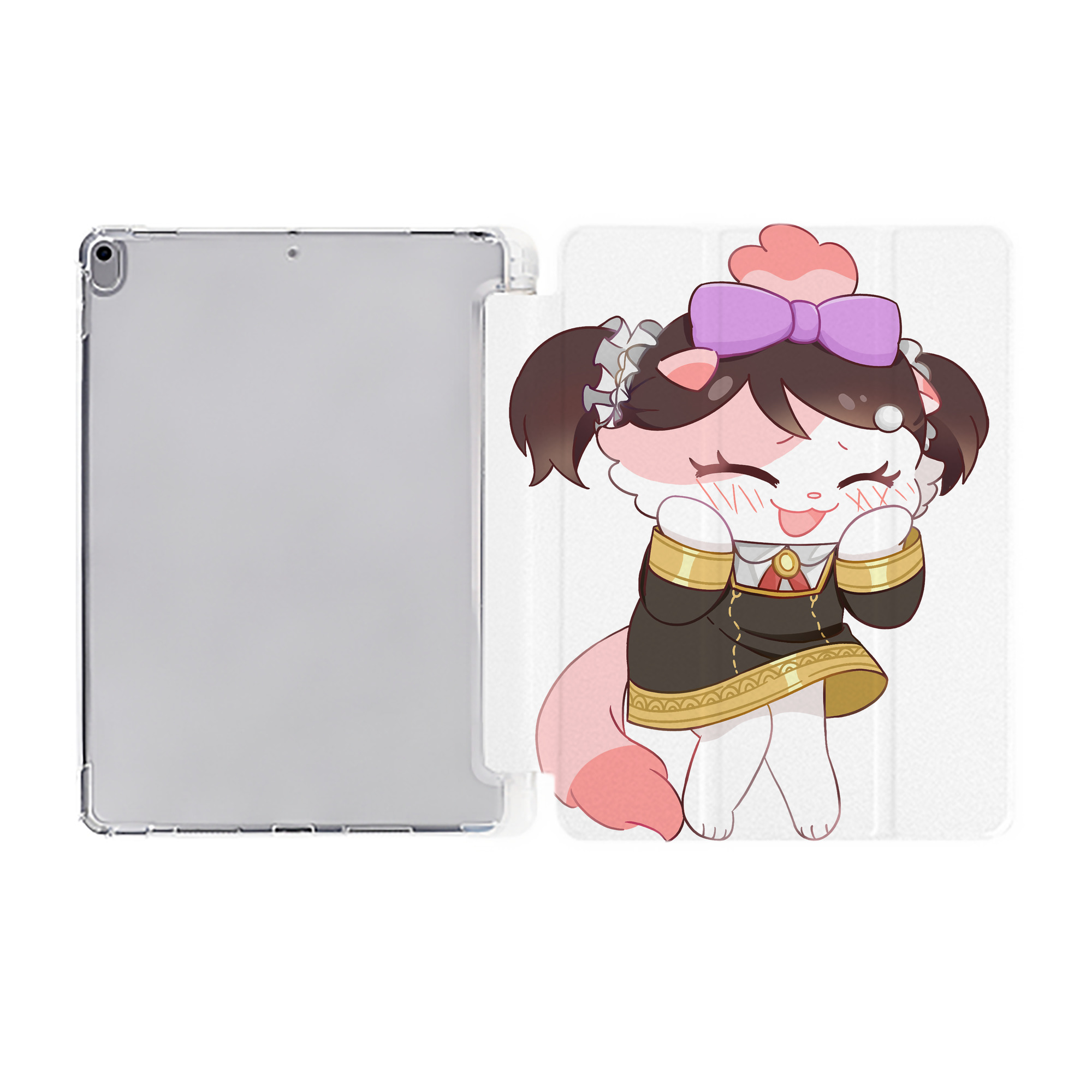 （画像用） SPY×FAMILY间谍家家酒 IPad ケース ペン収納付き 三つ折りスタンド PUレザー×シリコン 対応機種9.5/10.5/10.9インチ